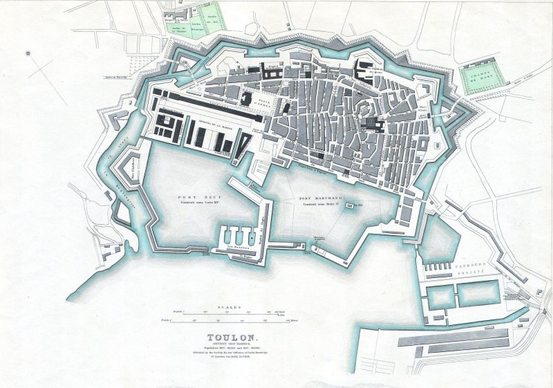 Plan de Toulon, 1840