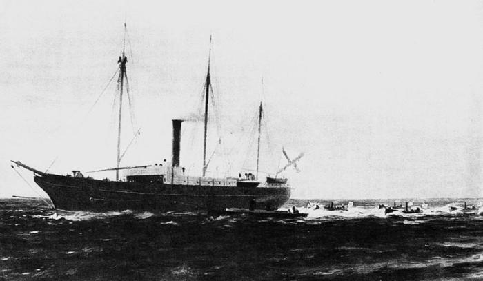 Le steamer Grand-Duc Constantin, construit à La Seyne-sur-Mer en 1857.